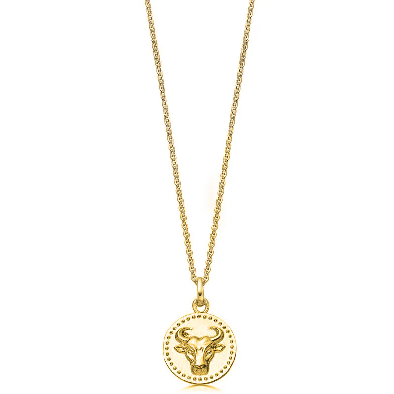 18ct Gold plated Silver Zodiac Necklace - Image 10