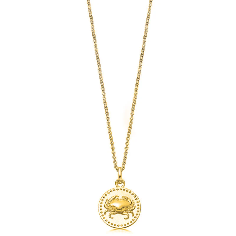 18ct Gold plated Silver Zodiac Necklace - Image 12