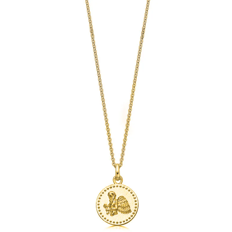 18ct Gold plated Silver Zodiac Necklace - Image 14