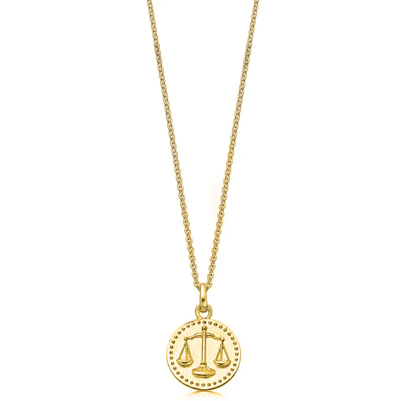 18ct Gold plated Silver Zodiac Necklace - Image 15