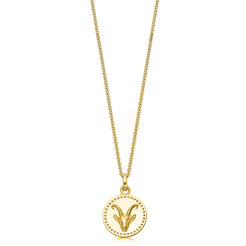 18ct Gold plated Silver Zodiac Necklace - Image 18