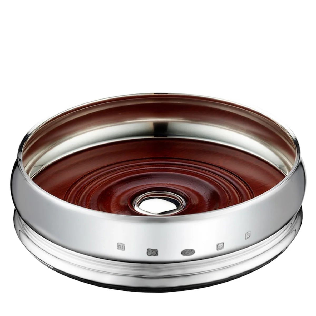 Bellied Silver Wine Coaster