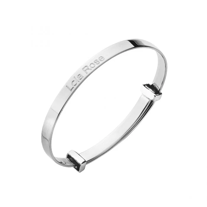 Child's Silver Expanding Bangle - Image 3