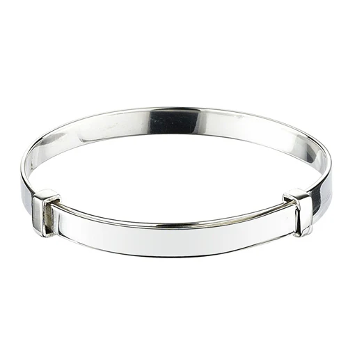 Child's Silver Expanding Bangle - Image 4