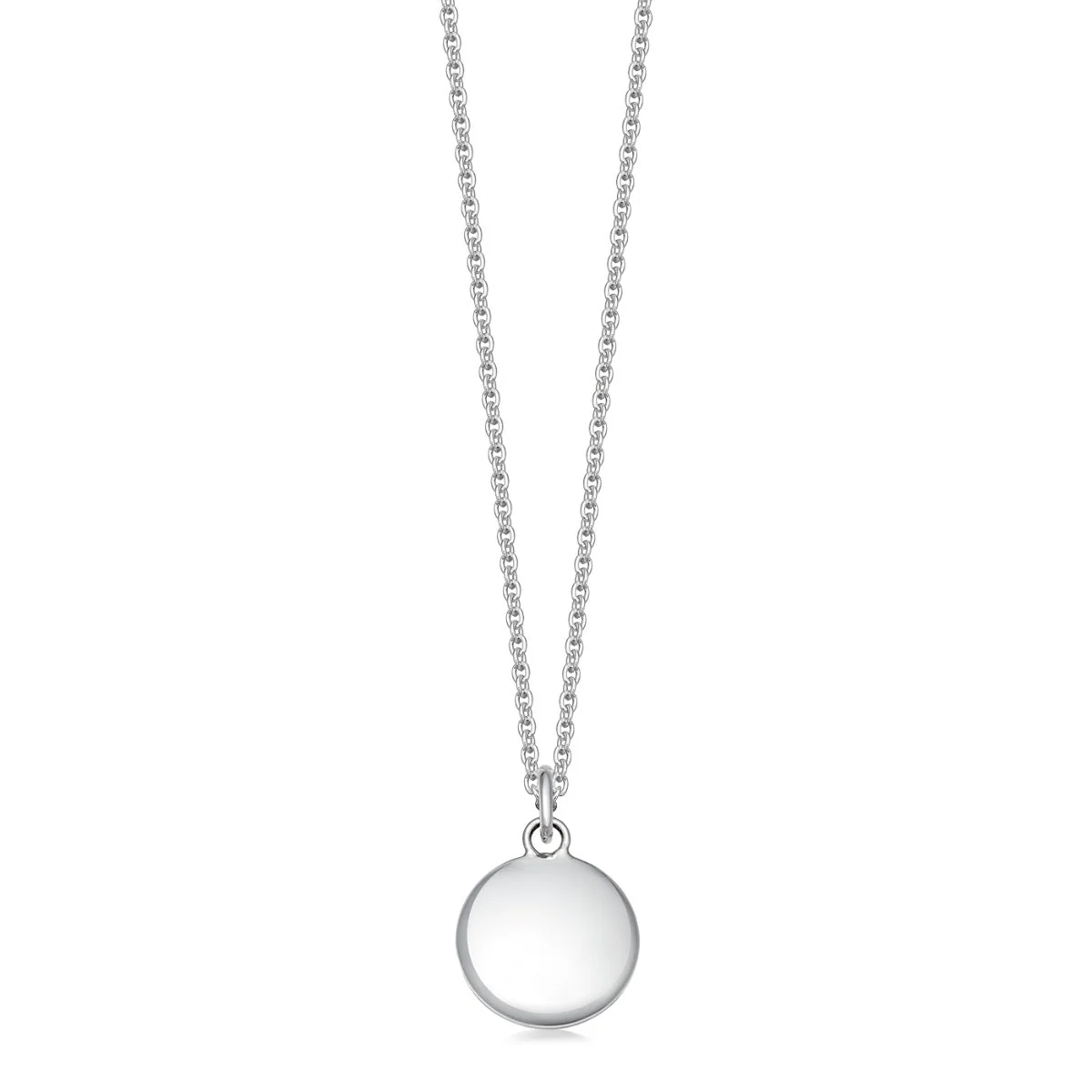 Child's Silver Pebble Pendant
