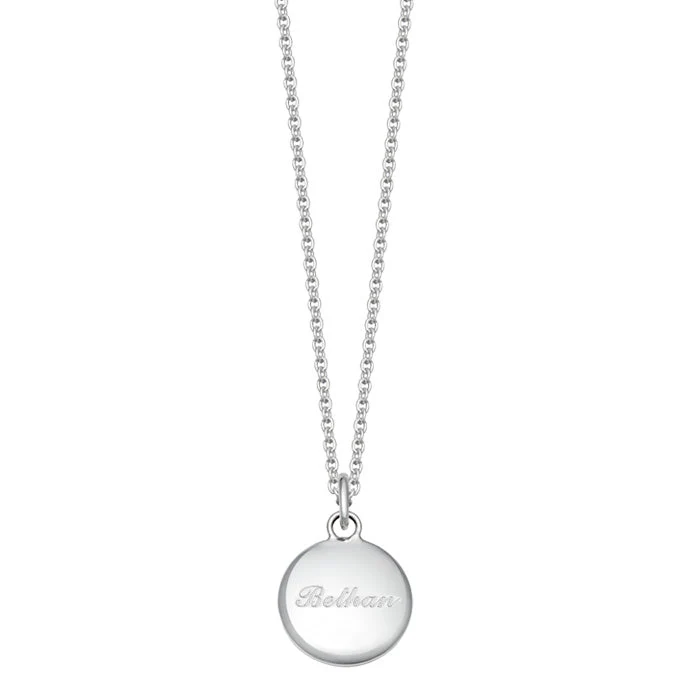 Child's Silver Pebble Pendant - Image 2