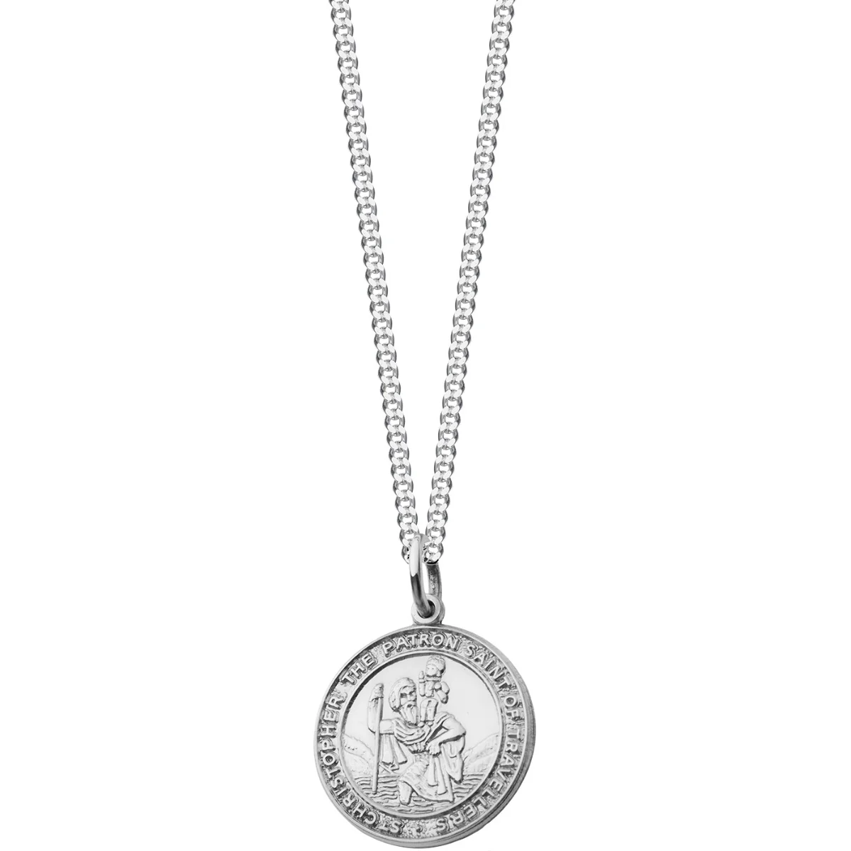 Chunky St Christopher Necklace - Image 4
