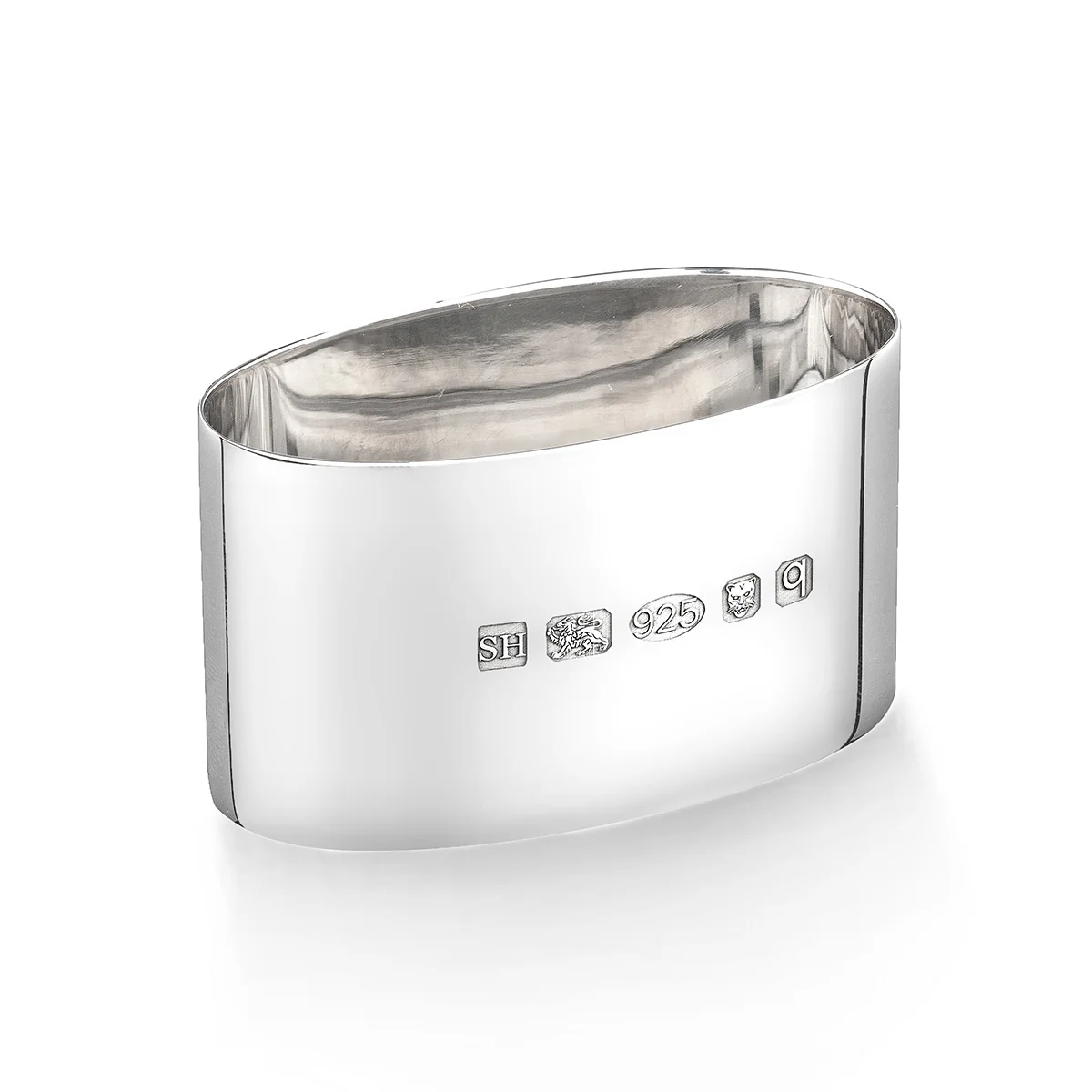 Classic Oval Silver Napkin Ring