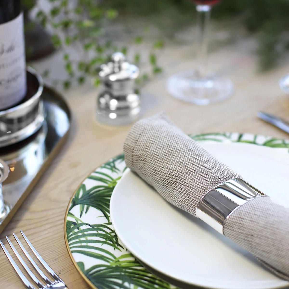 Classic Oval Silver Napkin Ring - Image 3