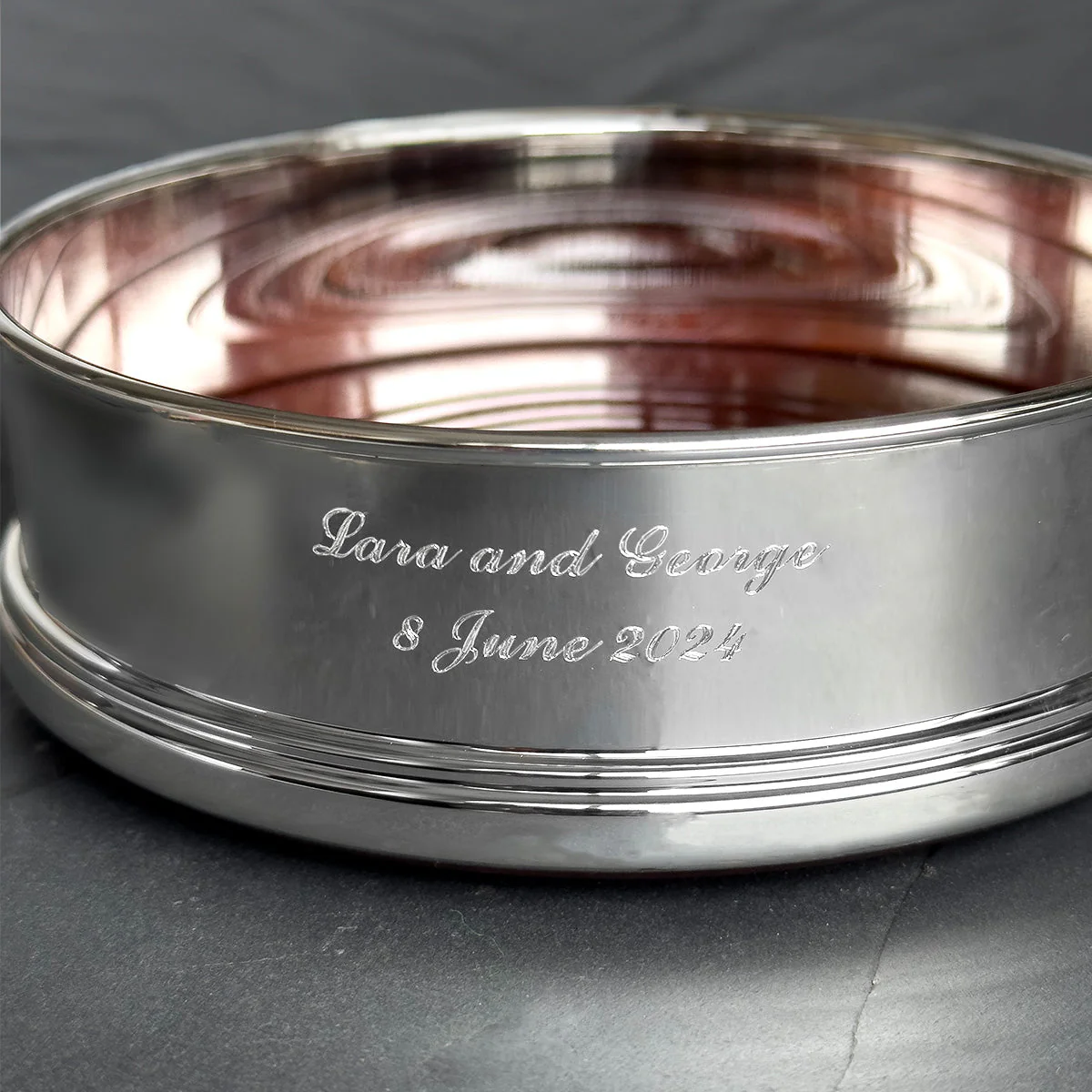 Classic Sterling Silver Wine Coaster - Image 4