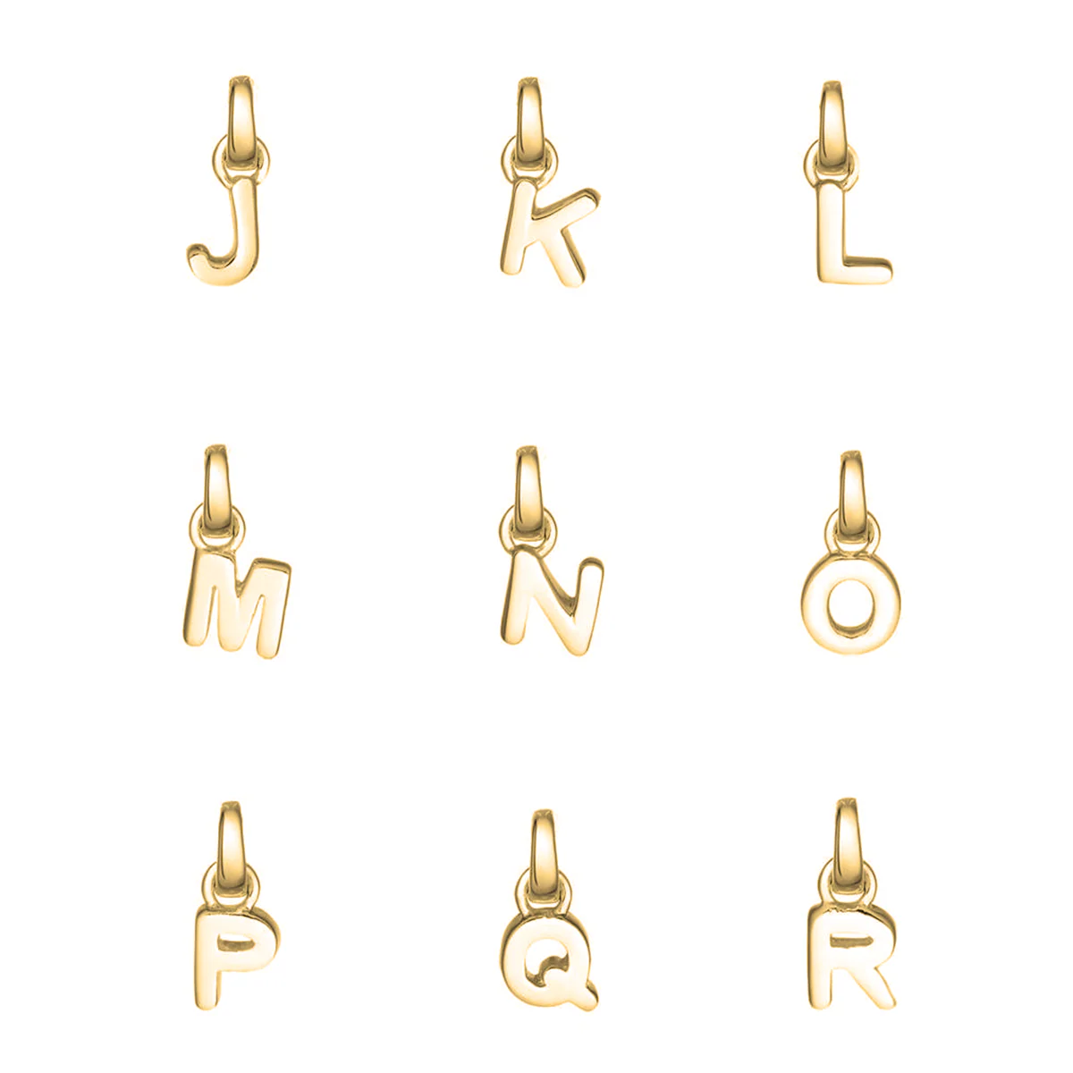 18ct Gold plated & Sterling Silver Initial Letter Necklace - Image 3