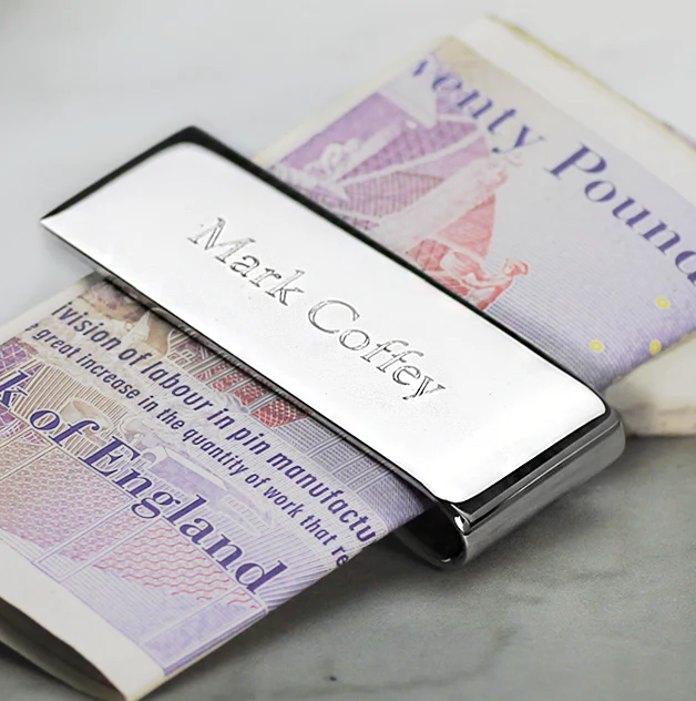 Heavy Sterling Silver Money Clip - Image 4