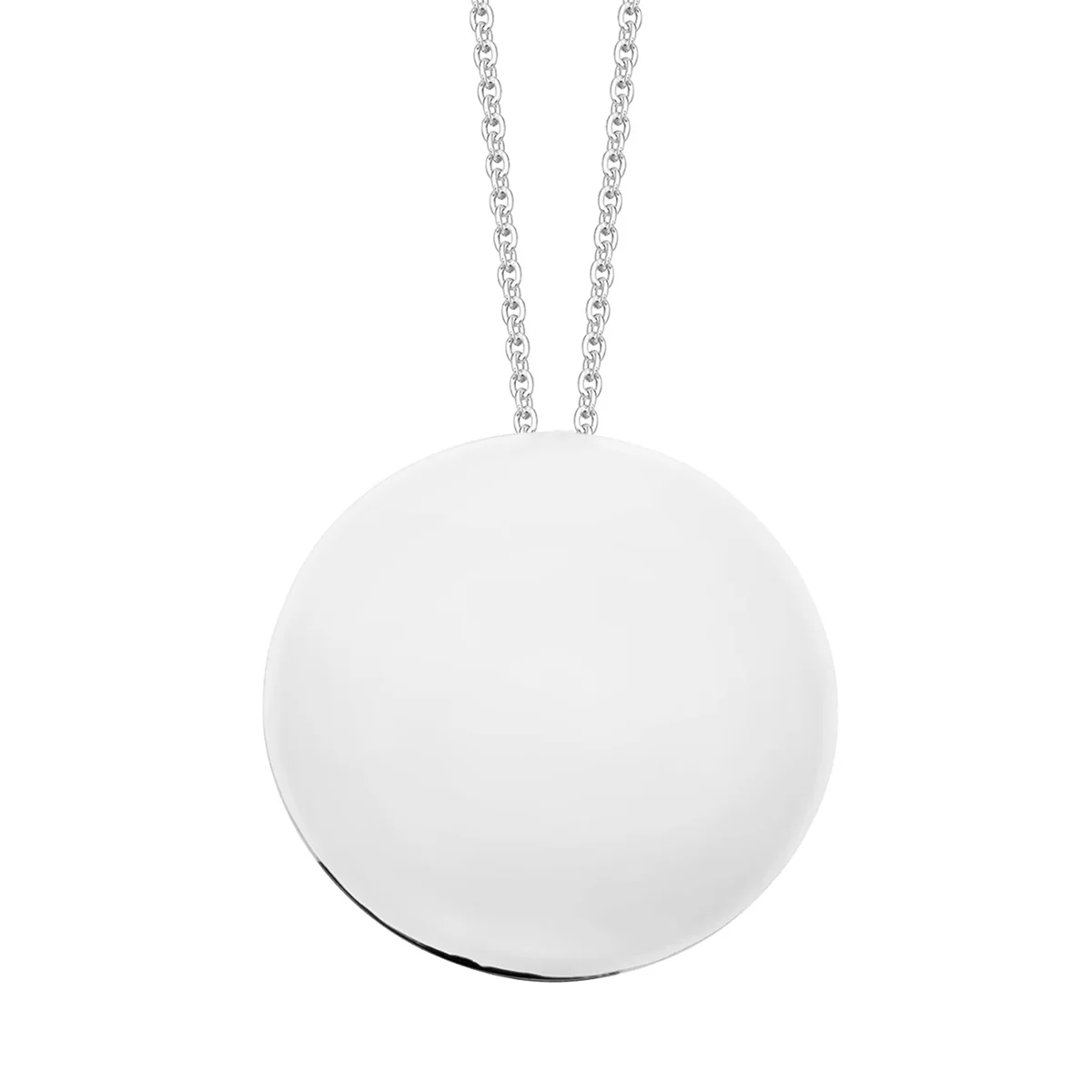 Large Domed Silver Circle of Life