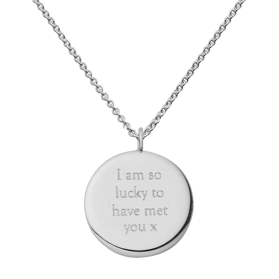Sterling Silver Lucky Sixpence Necklace - Image 4