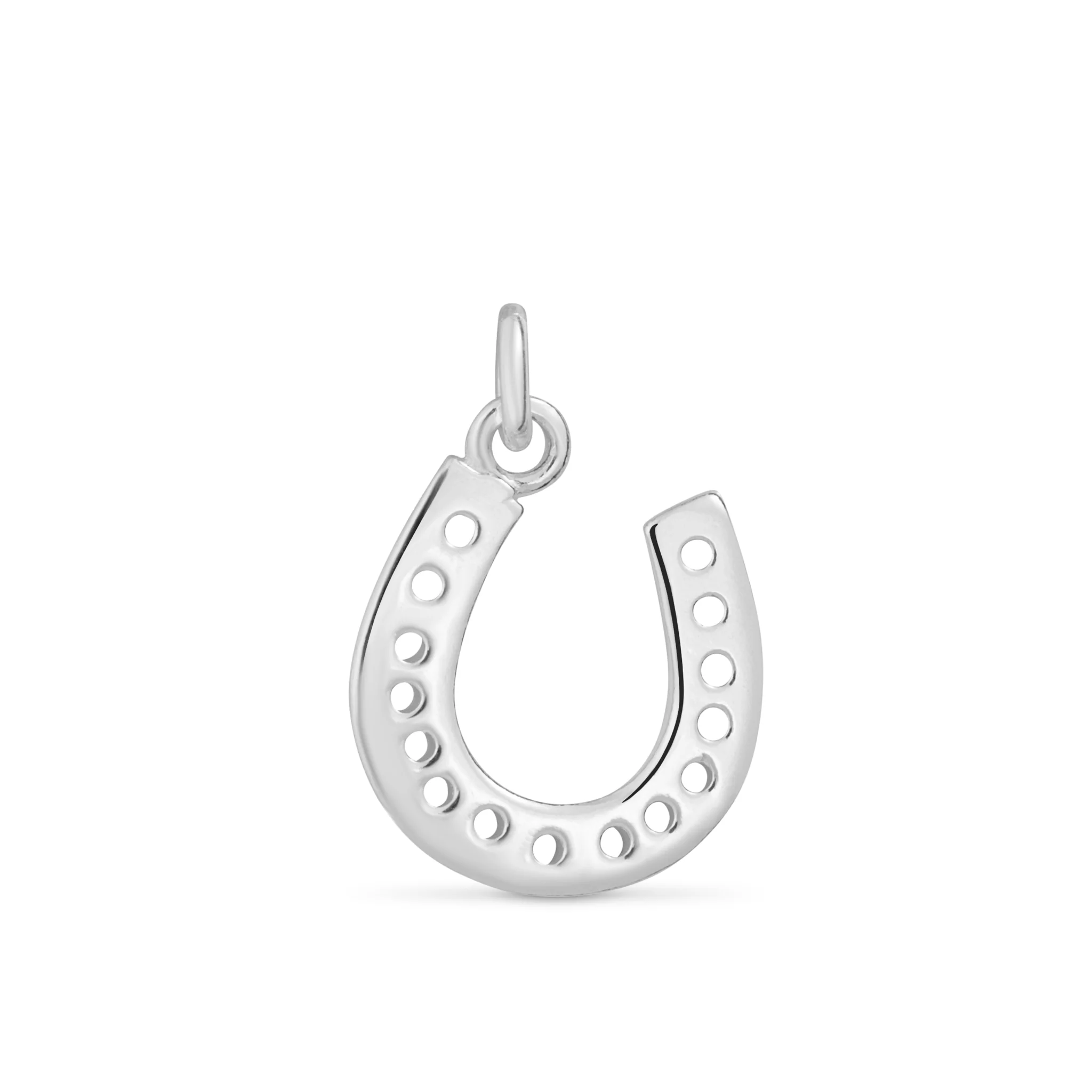 Lucky Sterling Silver Horseshoe Necklace - Image 3