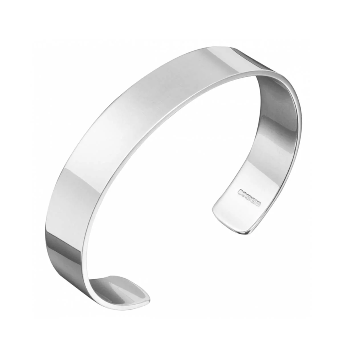 Men's Wide Sterling Silver Cuff No.7 - 13mm - Image 4