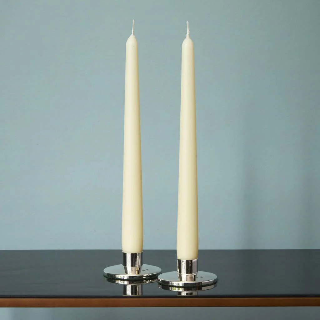 Modern Silver Candlestick Holder - Image 2