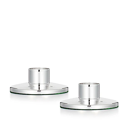 Modern Silver Candlestick Holder - Image 4