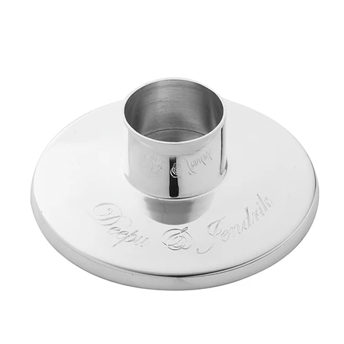 Modern Silver Candlestick Holder - Image 5