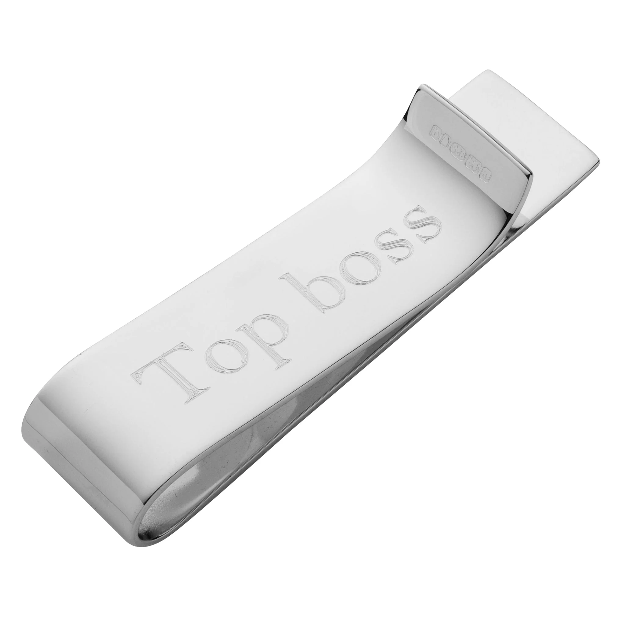 Personalised Sterling Silver Money Clip - Image 4
