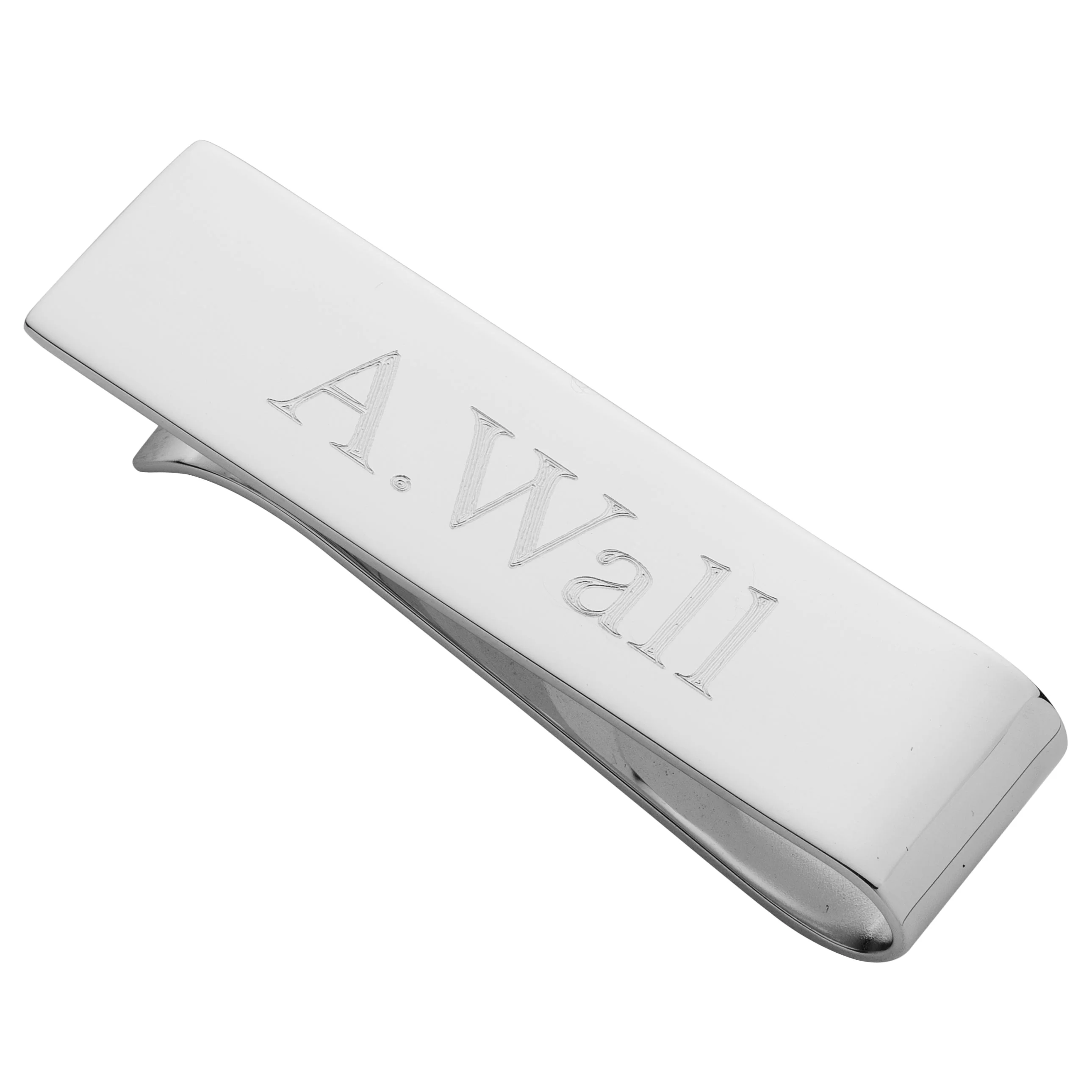 Personalised Sterling Silver Money Clip - Image 5
