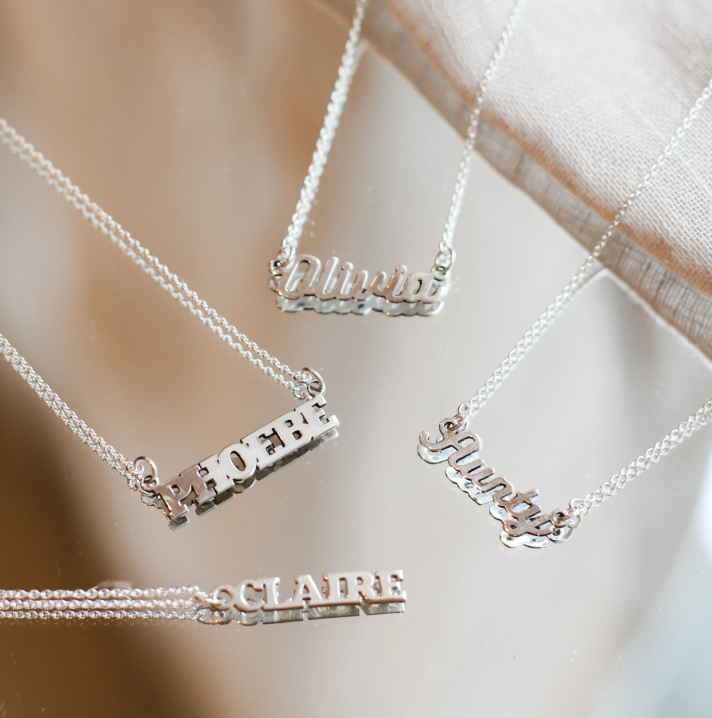 Personalised Sterling Silver Name Necklace - Image 2