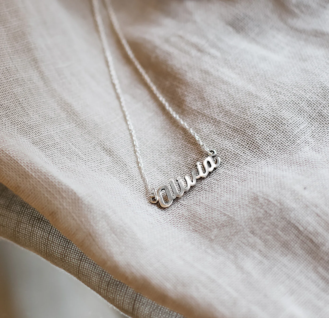 Personalised Sterling Silver Name Necklace - Image 4