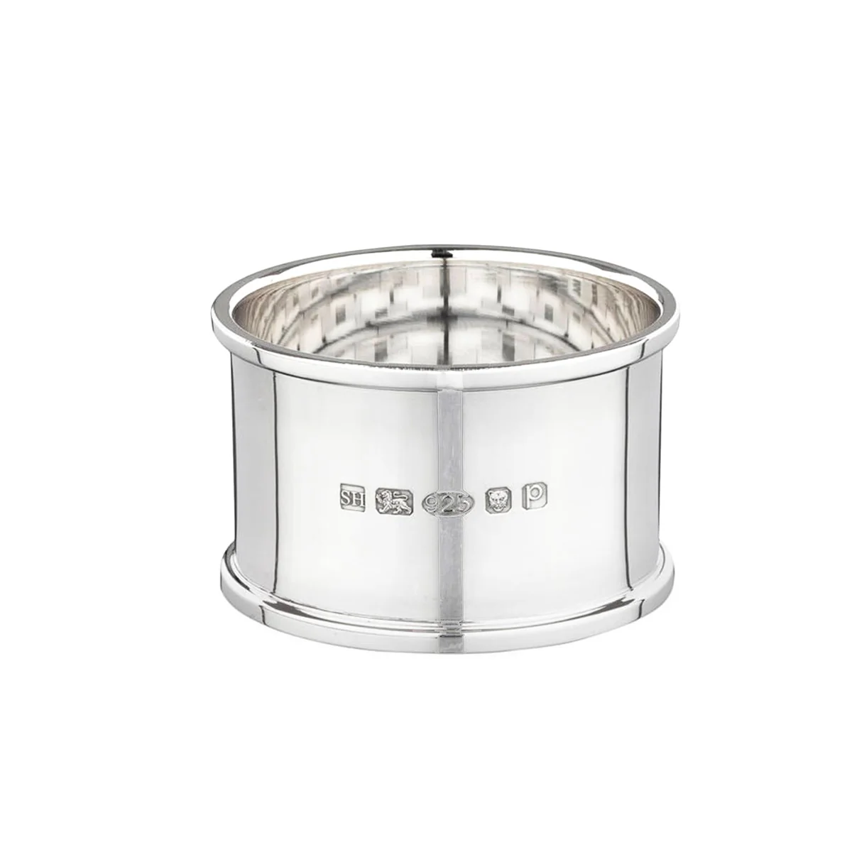 Round Silver Napkin Ring - Image 3
