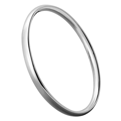 Silver Bangle No.2 - Classic Chunky 6mm - Image 6