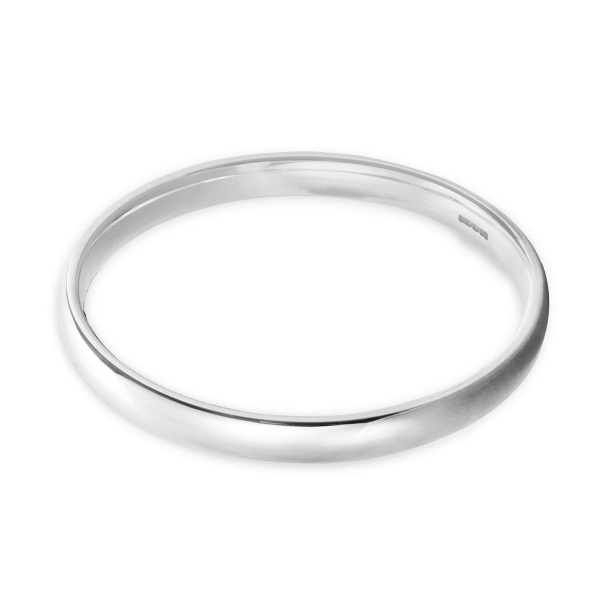 Silver Bangle No.2 - Classic Chunky 8mm - Image 5