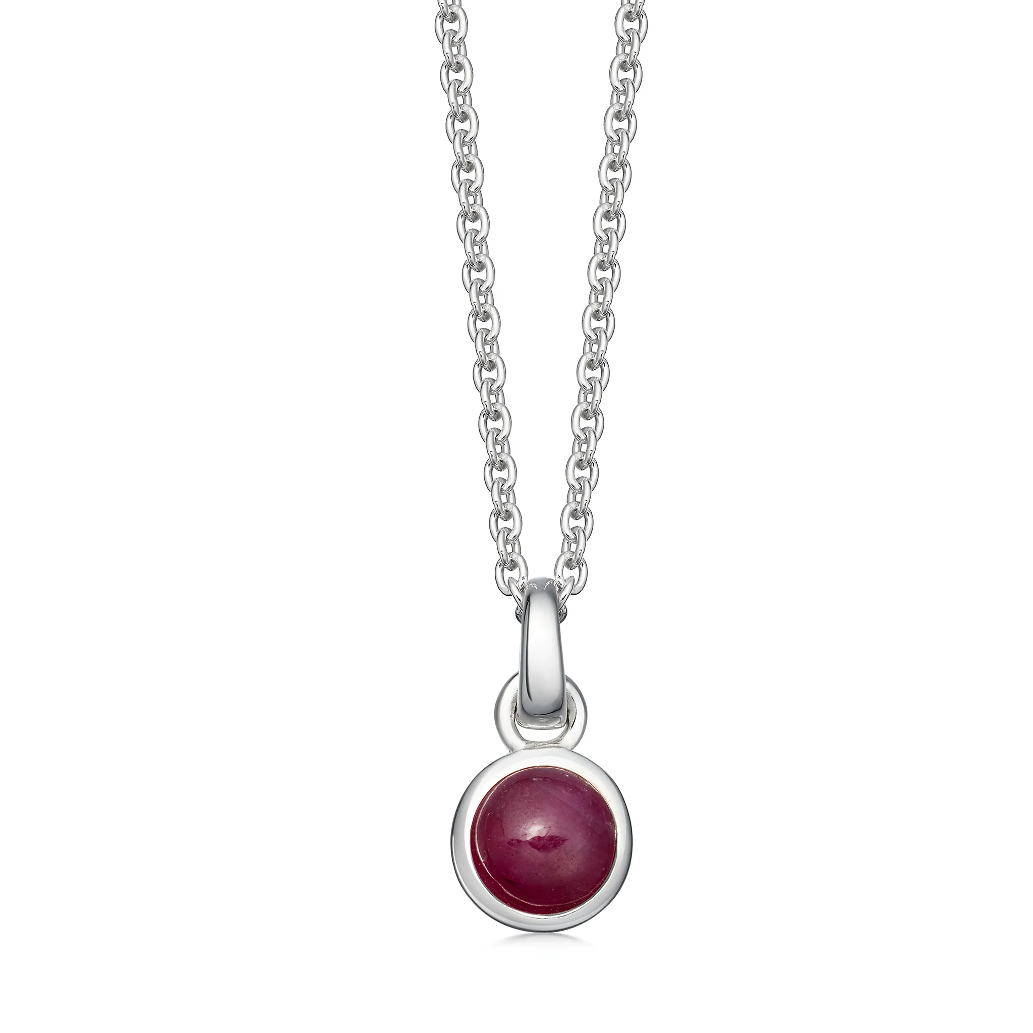 Sterling Silver Birthstone Necklace - Image 11