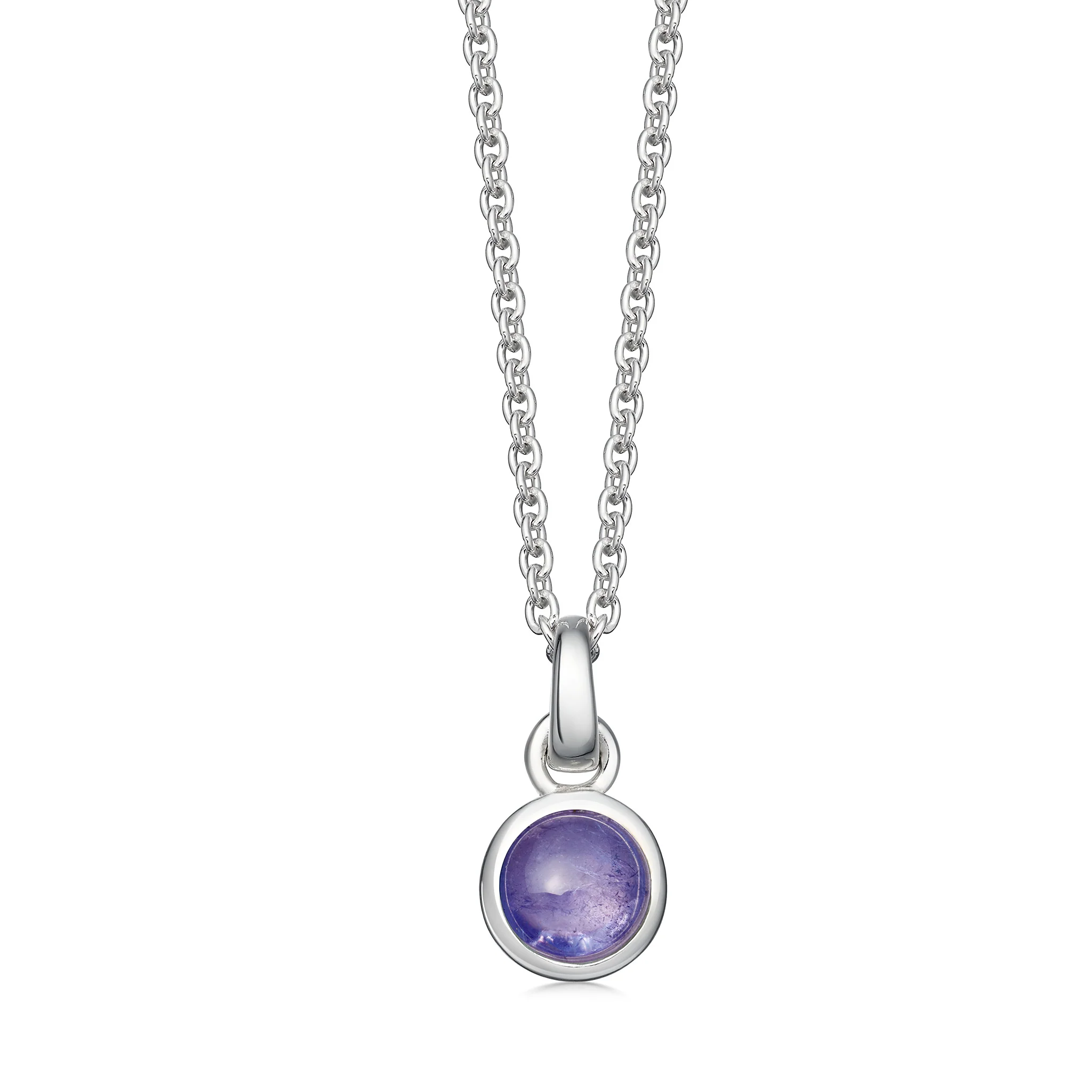 Sterling Silver Birthstone Necklace - Image 16