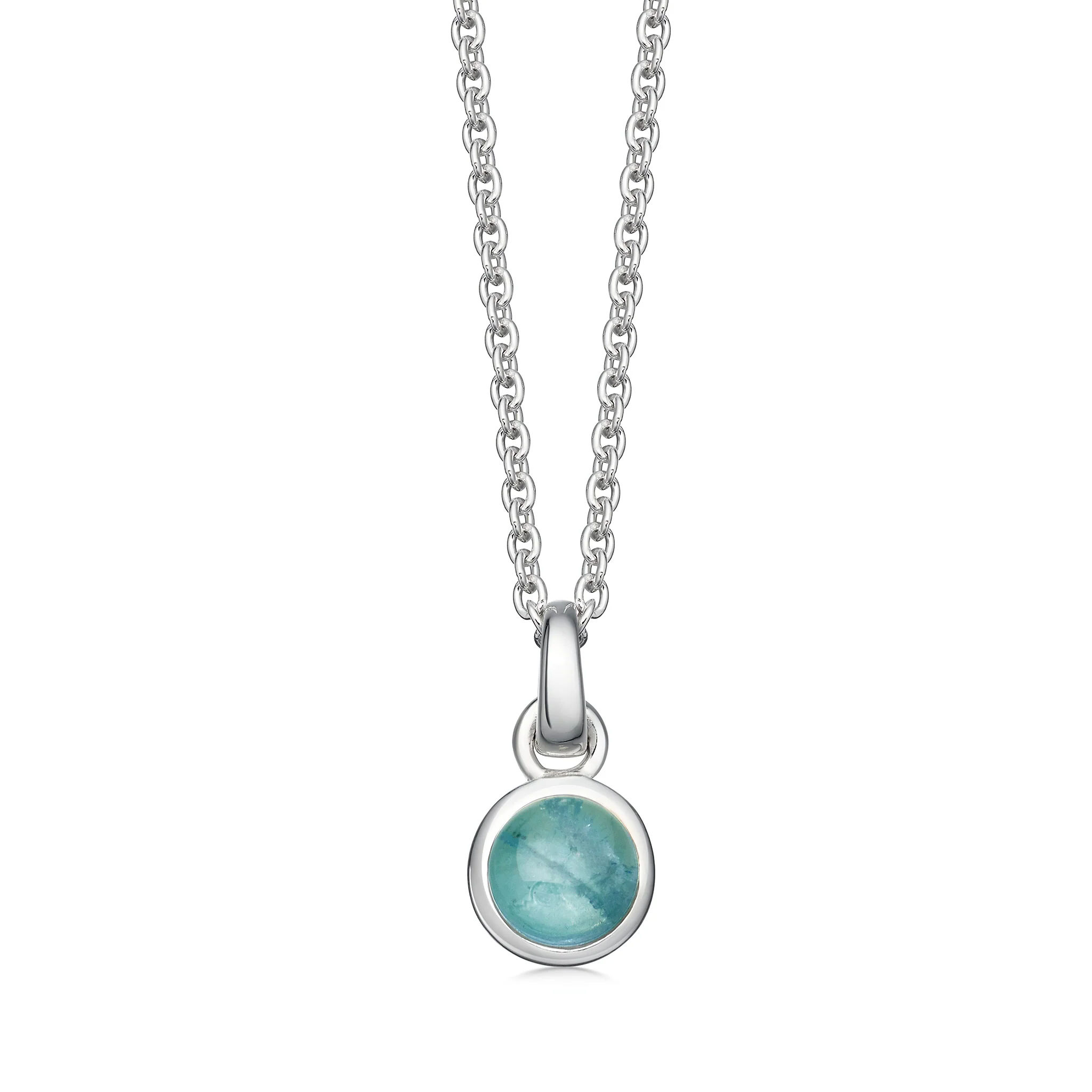 Sterling Silver Birthstone Necklace - Image 7