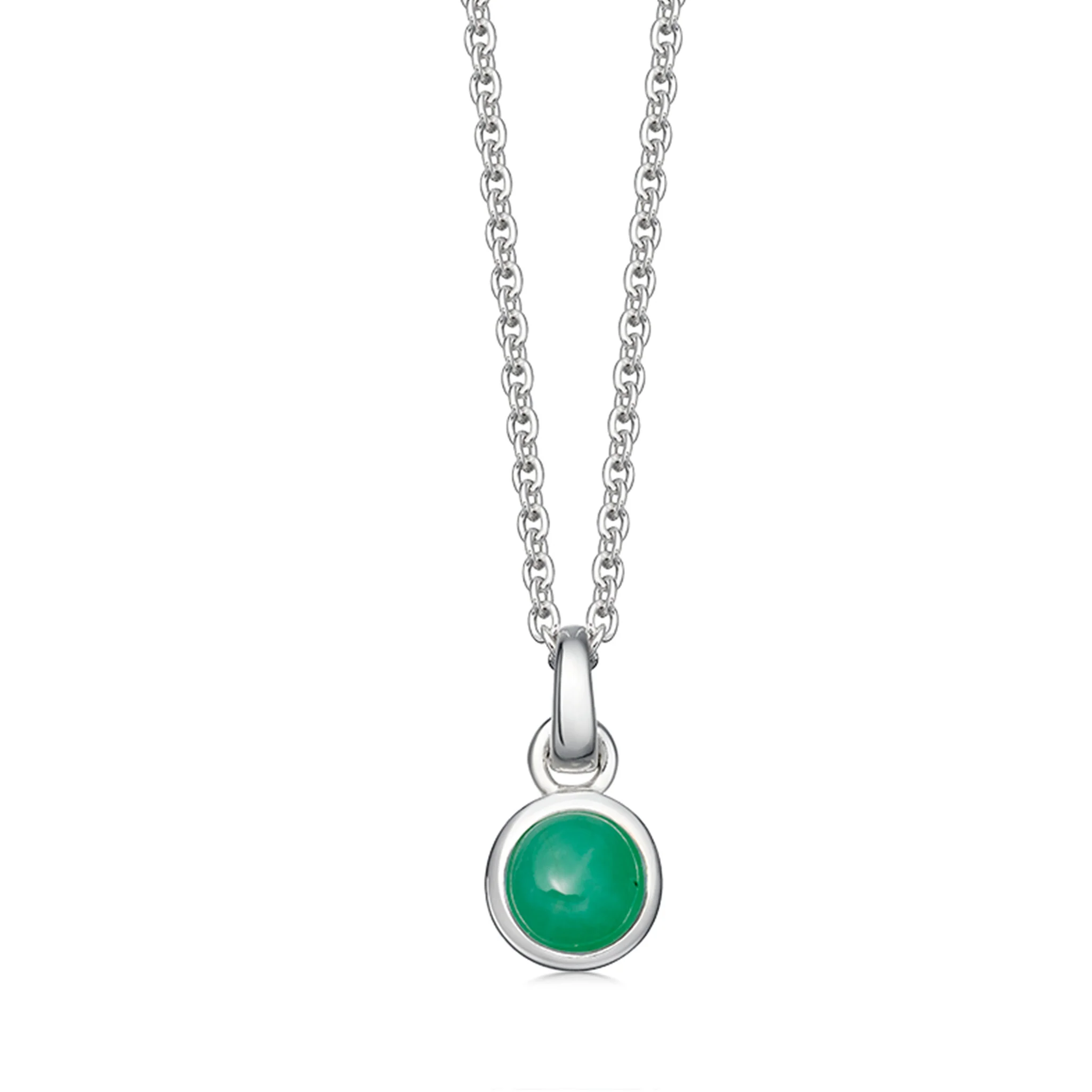 Sterling Silver Birthstone Necklace - Image 9