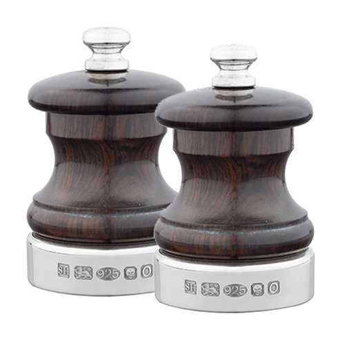Silver & Blackwood Capstan 63mm Peppermill - Image 3