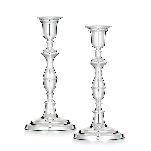 Silver Candlestick - 8.5" Baluster - Image 3