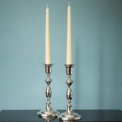 Silver Candlestick - 8.5" Baluster - Image 4