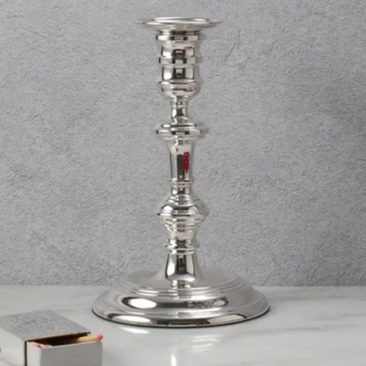 Silver Candlestick - Georgian Style - Image 2