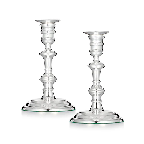 Silver Candlestick - Georgian Style - Image 3