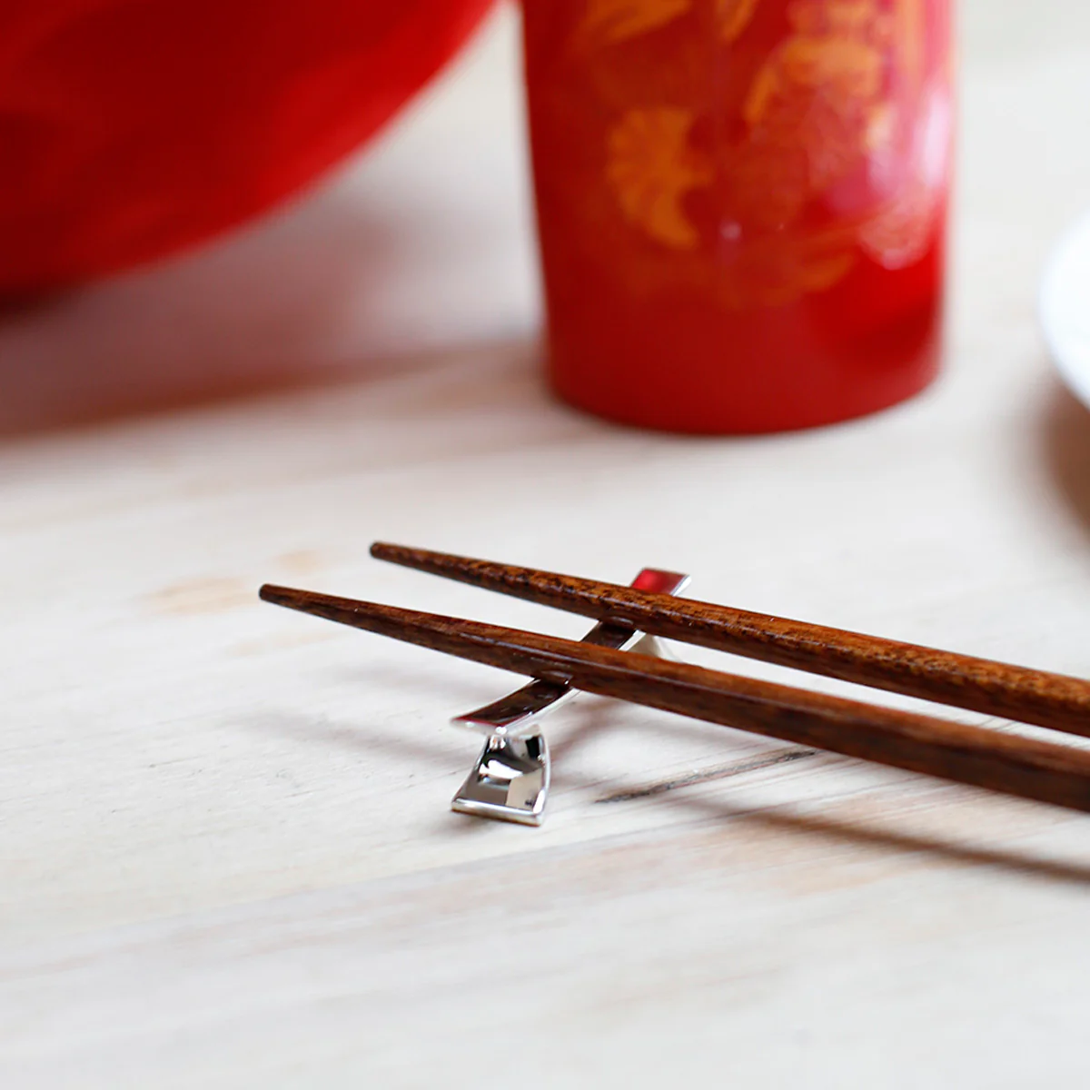 Silver Chopstick Rest - Image 2