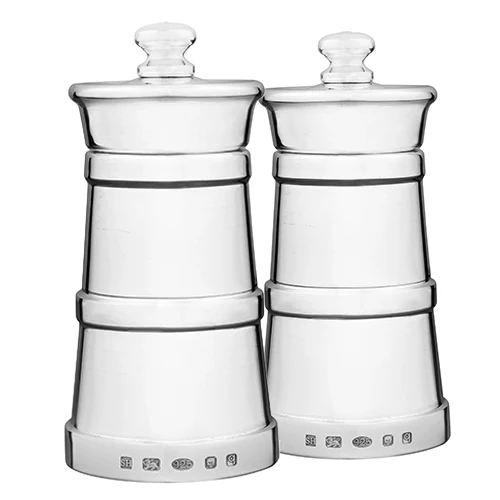 Silver Churn Peppermill - Image 4