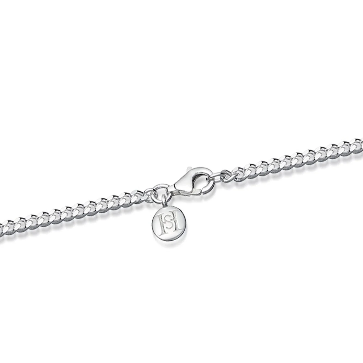 3mm Sterling Silver Curb Chain - Image 4