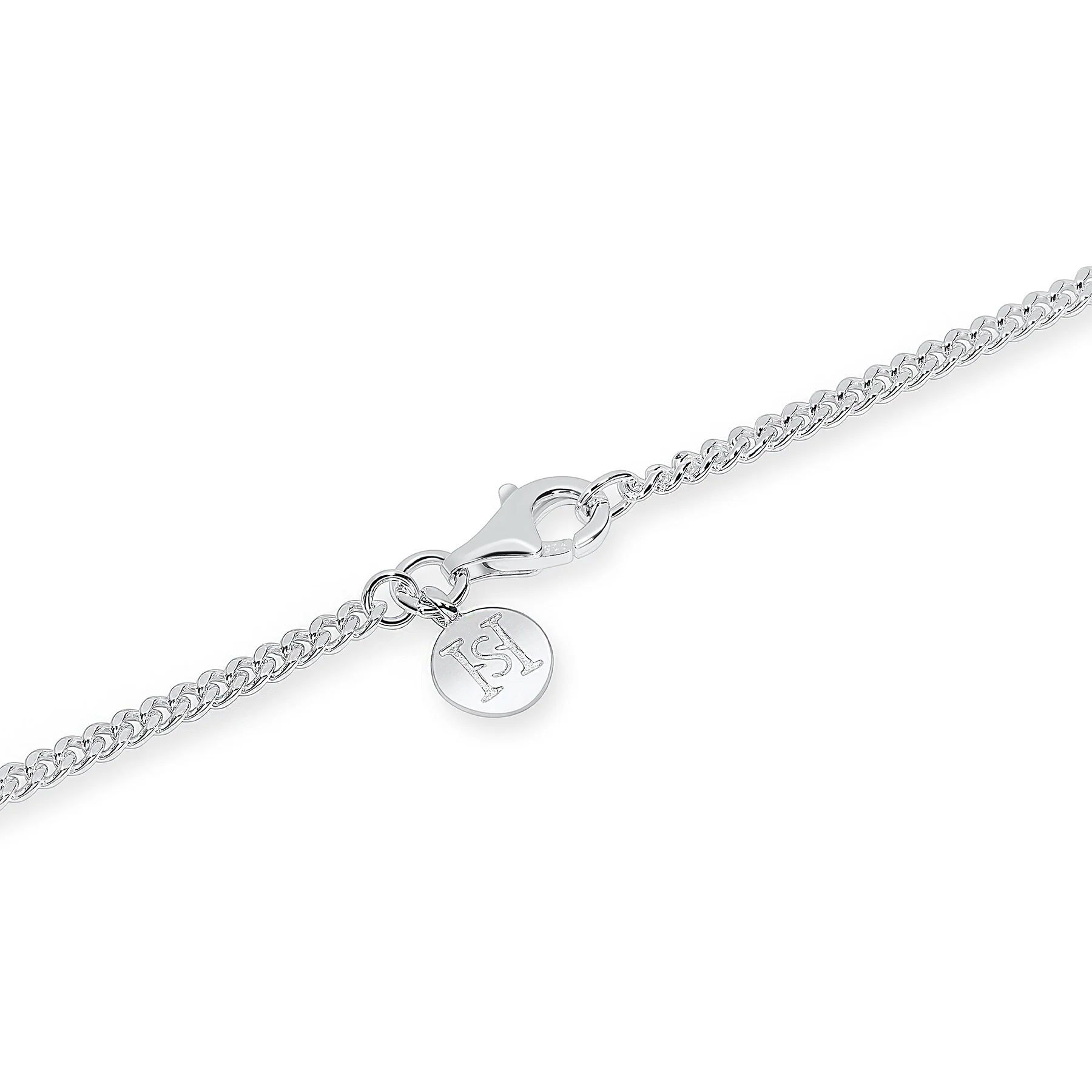 2mm Sterling Silver Curb Chain - Image 5