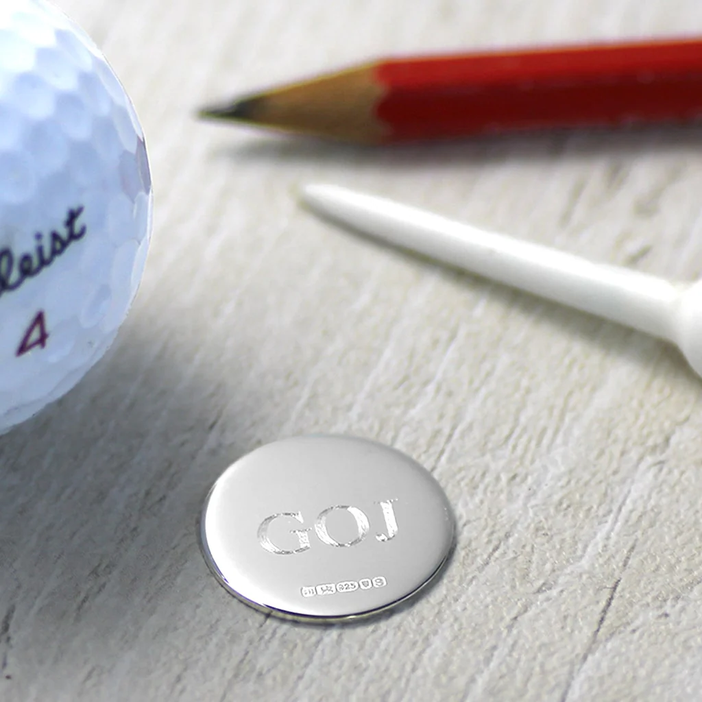 Sterling Silver Golf Ball Marker - Image 4