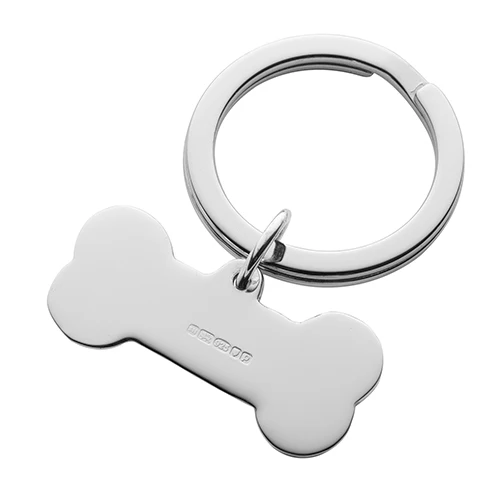 Sterling Silver Keyring - Dog Bone - Image 3