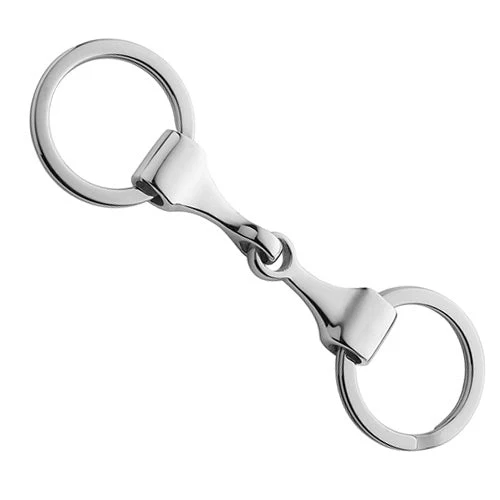 Sterling Silver Keyring - Snaffle Bit - Image 2