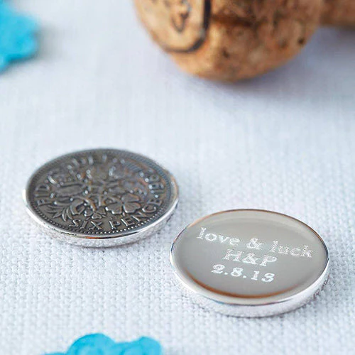 Silver Lucky Sixpence Keepsake - Image 3