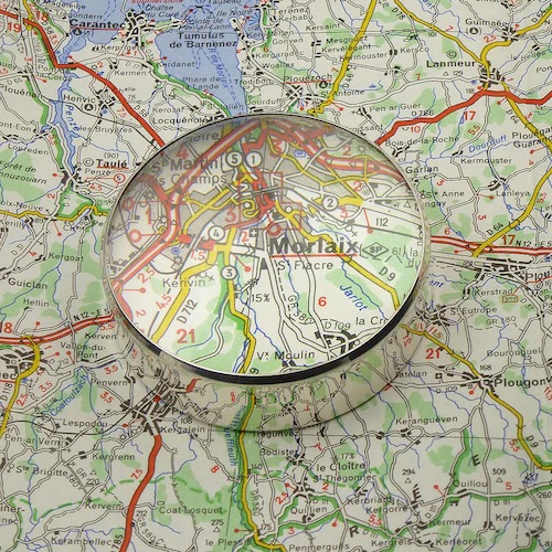 Silver Magnifying Paperweight - Image 3