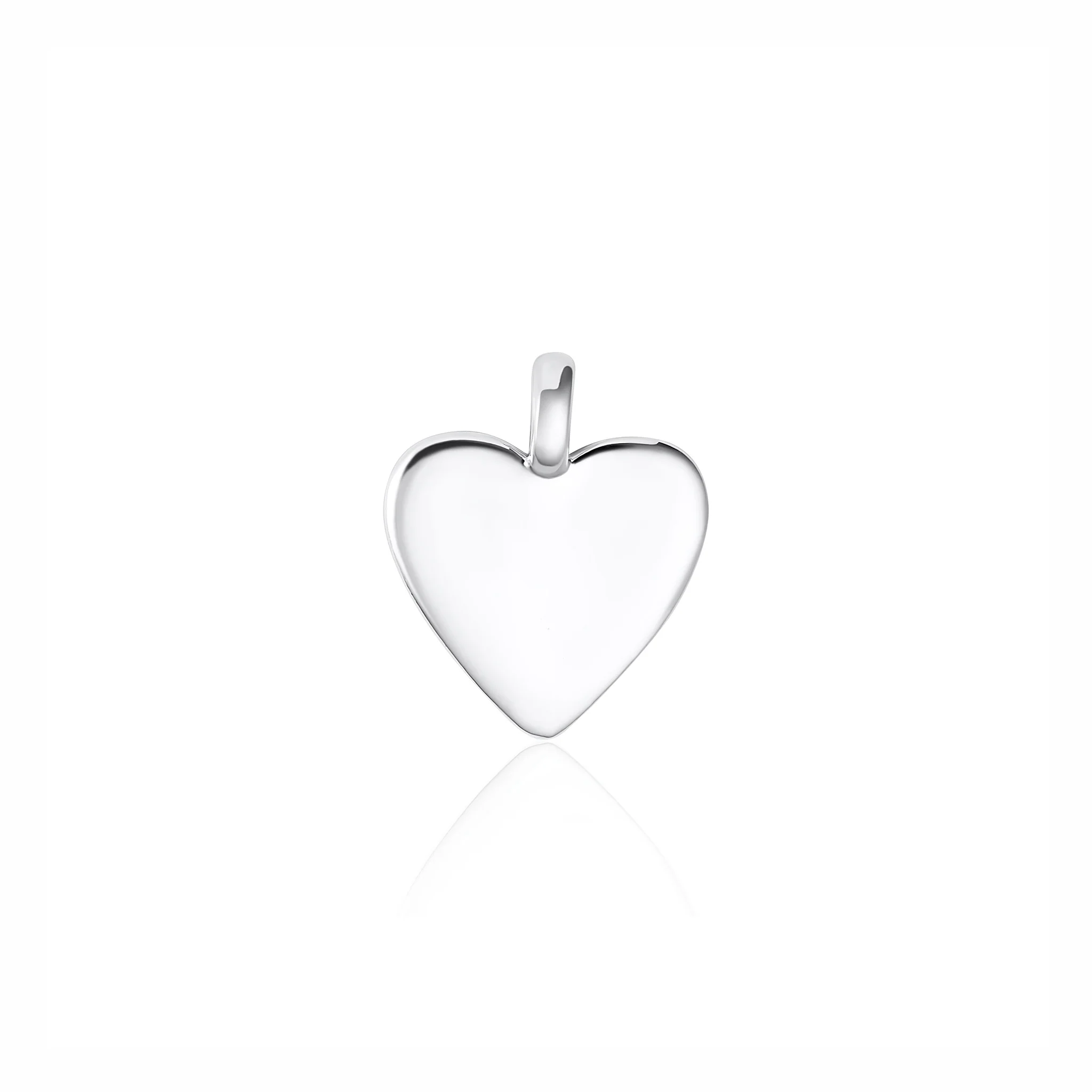 Sterling Silver Perfectly Imperfect Heart Pendant - Image 3
