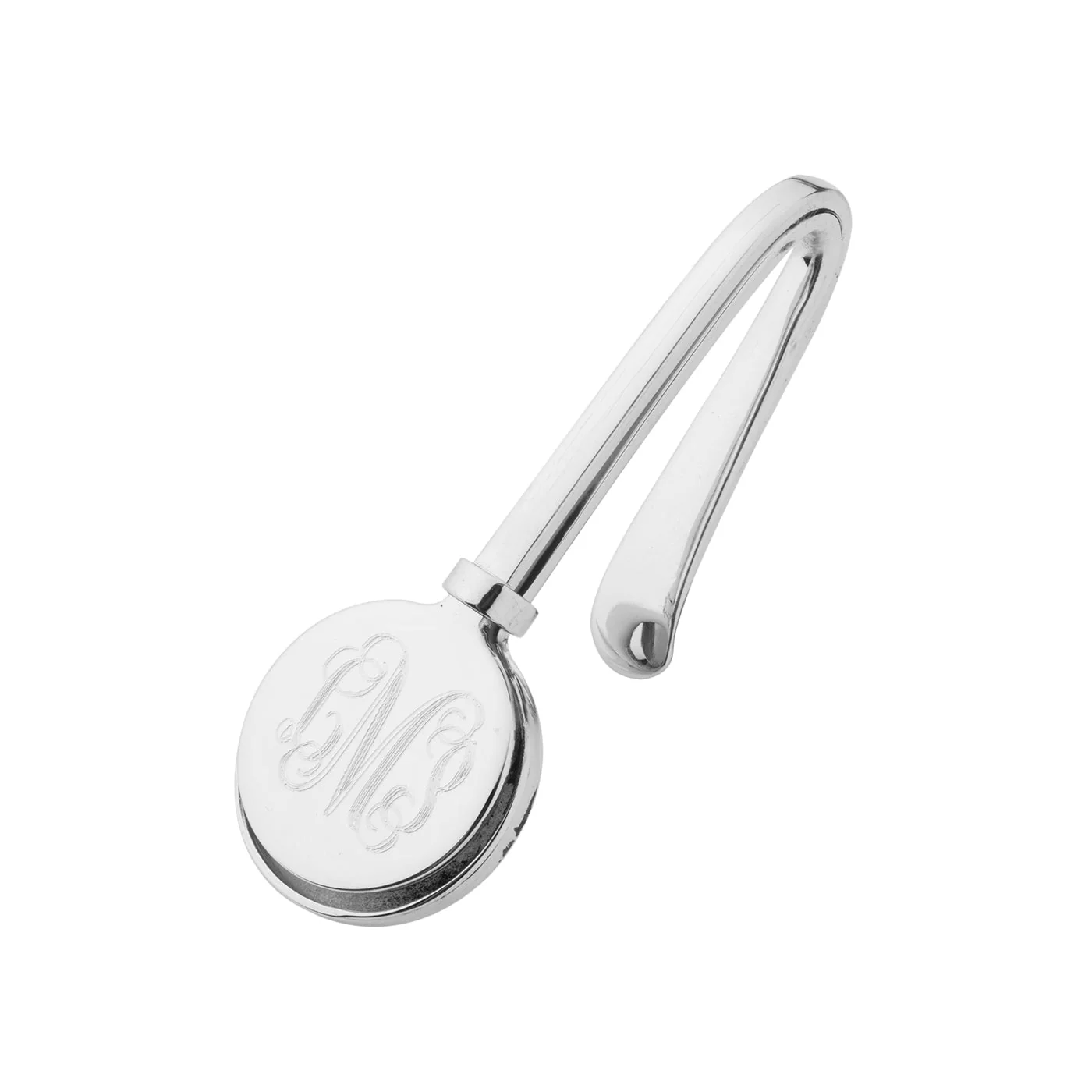 Silver Monogram Napkin Hook